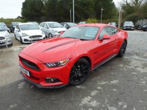 Ford Mustang 5.0 V8 GT Shadow Edition Navigation 416 PS Automatic 1 Owner From New Coupe Petrol Race Red at Gliddon Cars Brixham