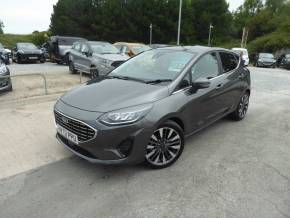Ford Fiesta 1.0 EcoBoost Hybrid mHEV Titanium X Navigation 125 PS Automatic 1 Owner From New Low Miles!! Hatchback Petrol Magnetic Grey at Gliddon Cars Brixham