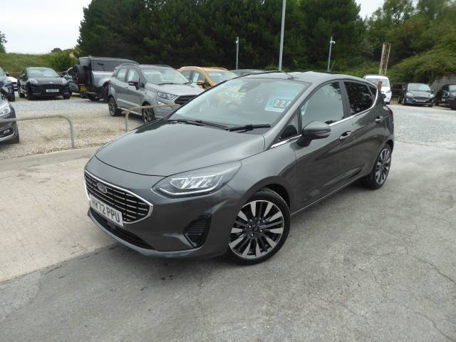 Ford Fiesta 1.0 EcoBoost Hybrid mHEV Titanium X Navigation 125 PS Automatic 1 Owner From New Low Miles!! Hatchback Petrol Magnetic Grey