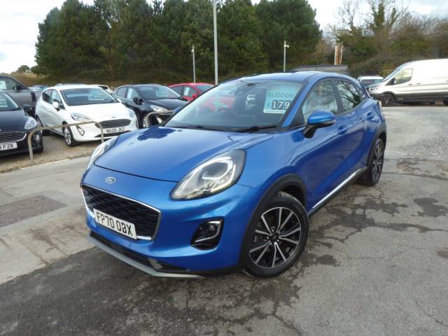 Ford Puma 1.0 EcoBoost Titanium Navigation 125 PS Automatic 1 Owner From New Hatchback Petrol Desert Island Blue