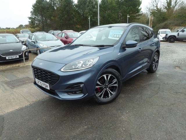 Ford Kuga 2.0 EcoBlue ST-Line X Navigation 190 PS AWD Automatic 1 Owner From New Hatchback Diesel Chrome Blue