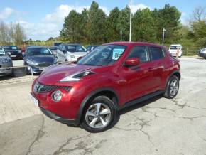 Nissan Juke 1.6 Acenta 112 PS Automatic 1 Owner From New Hatchback Petrol Red at Gliddon Cars Brixham