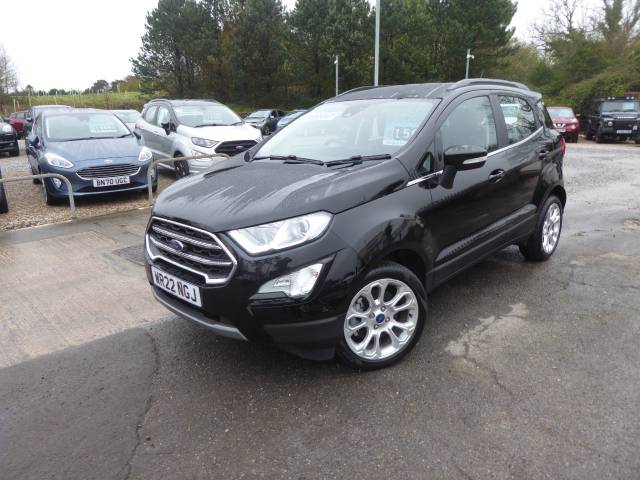 2022 Ford Ecosport 1.0 EcoBoost Titanium Navigation 125 PS 1 Owner From New Very Low Miles!!