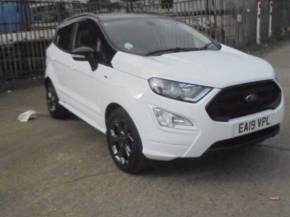 Ford Ecosport 1.0 EcoBoost ST-Line Navigation 125 PS Automatic 1 Owner From New Very Low Miles!! Hatchback Petrol Frozen White at Gliddon Cars Brixham