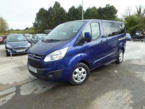 Ford Tourneo Custom 2.0 TDCi Low Roof 5 Seater Titanium Independence 130 PS Wheelchair Adapted WheelChair Adapted Diesel Deep Impact Blue at Gliddon Cars Brixham