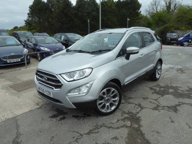 Ford Ecosport 1.0 EcoBoost Titanium Navigation 125 PS 1 Owner From New Hatchback Petrol Moondust Silver