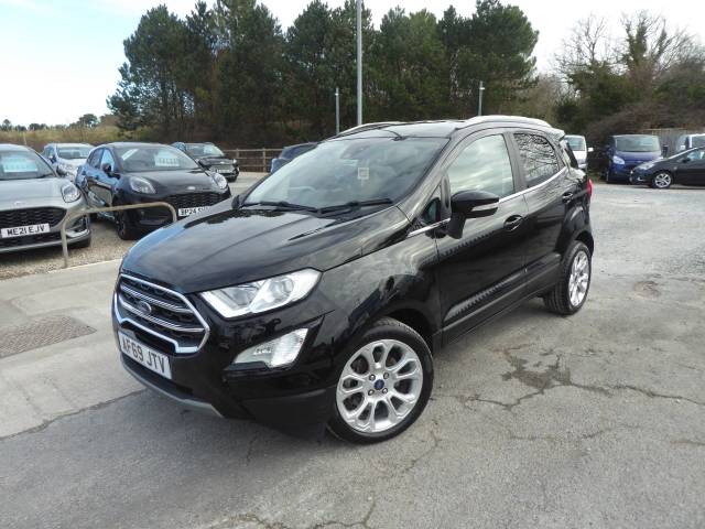 Ford Ecosport 1.5 TDCI Titanium Navigation 100 PS 2 Owners From New Hatchback Diesel Agate Black