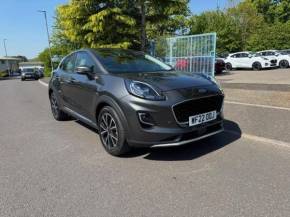 Ford Puma 1.0 EcoBoost Hybrid mHEV Titanium Navigation 125 PS Automatic 1 Owner From New Hatchback Petrol Magnetic Grey at Gliddon Cars Brixham