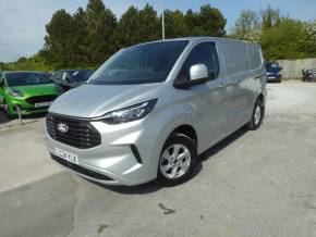 Ford Transit Custom 2.0 EcoBlue 136ps H1 Van Limited Panel Van Diesel Moondust Silver at Gliddon Cars Brixham