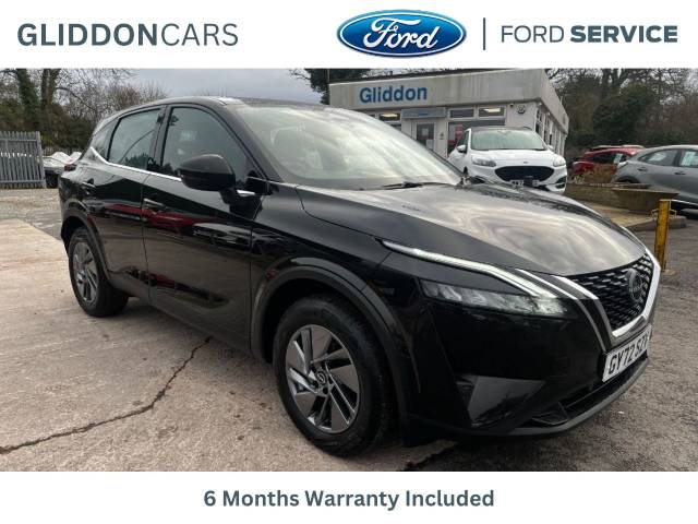 Nissan Qashqai 1.3 DiG-T MH Acenta Premium 1 Owner From New Hatchback Petrol Black