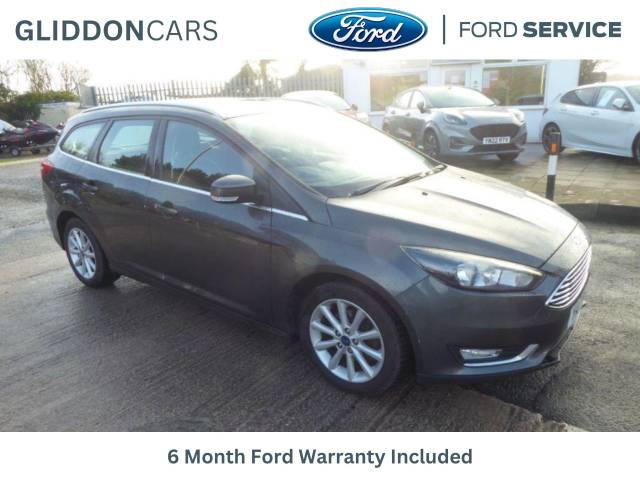 Ford Focus 1.5 TDCi Titanium Navigation 120 PS 2 Owners From New Estate Diesel Magnetic Grey