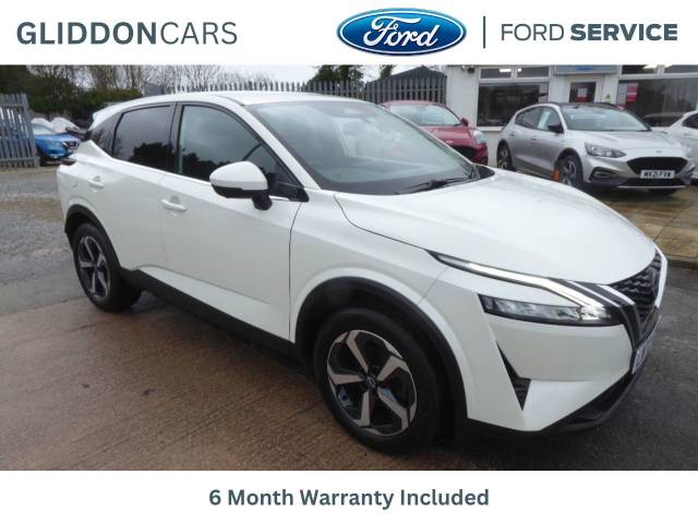 Nissan Qashqai 1.3 DiG-T MH N-Connecta Navigation 158 PS Automatic 1 Owner From New Hatchback Petrol White