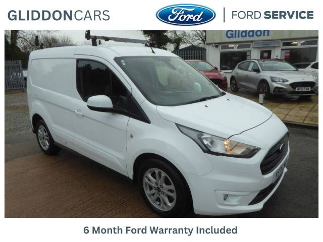 Ford Transit Connect 1.5 EcoBlue L1 Limited Van 120 PS 1 Owner From New Panel Van Diesel Frozen White