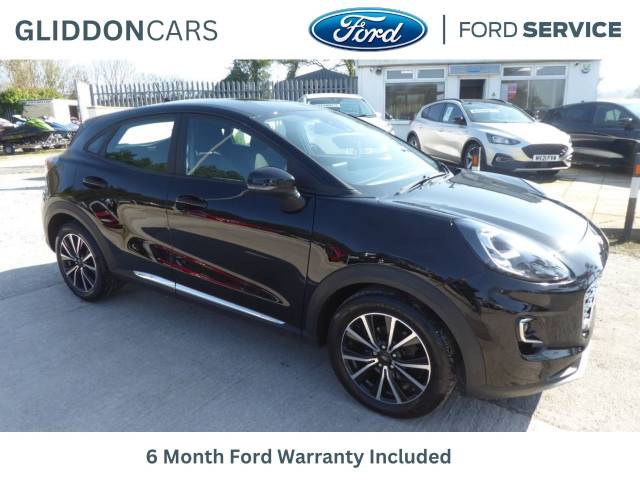 Ford Puma 1.0 EcoBoost Hybrid mHEV Titanium Navigation 125 PS Automatic 1 Owner From New Hatchback Petrol Agate Black