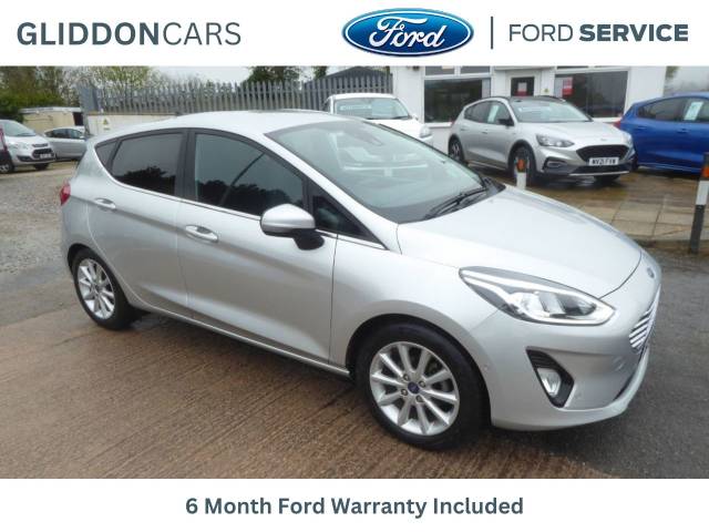 Ford Fiesta 1.0 EcoBoost Titanium Navigation 125 PS 2 Owners From New Very Low Miles!! Hatchback Petrol Moondust Silver