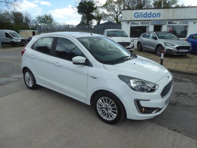Ford Ka+ 1.2 Zetec 82 PS Hatchback Petrol Oxford White