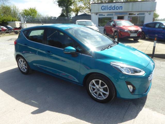 Ford Fiesta 1.0 EcoBoost Zetec 100 PS 1 Owner From New Hatchback Petrol Blue Wave