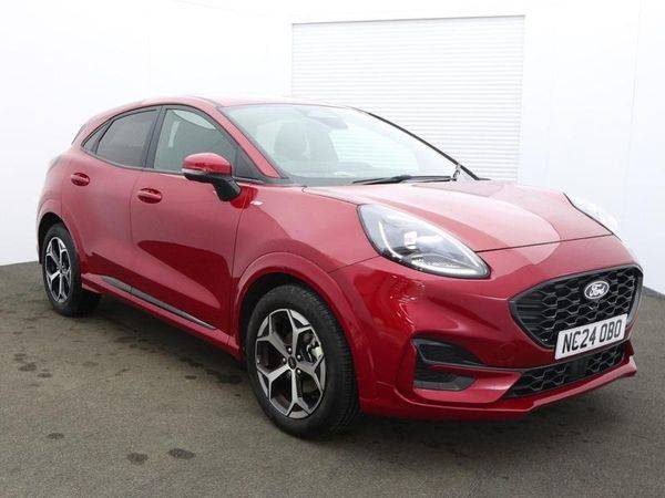 Ford Puma 1.0 EcoBoost Hybrid mHEV ST-Line Navigation 155 PS Automatic 1 Owner From New Hatchback Petrol Fantastic Red